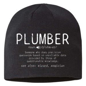 Plumber Definition Plumbing Dictionary Funny Plumber Sustainable Beanie