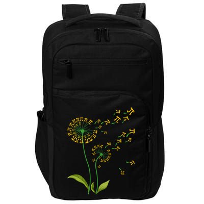 Pi Dandelion Pi Day Dandelion 3 14 Pi Number Math Dandelion Gift Impact Tech Backpack