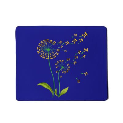 Pi Dandelion Pi Day Dandelion 3 14 Pi Number Math Dandelion Gift Mousepad