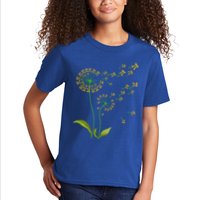 Pi Dandelion Pi Day Dandelion 3 14 Pi Number Math Dandelion Gift Kids T-Shirt
