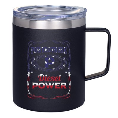 Powerstroke Diesel Power 12oz Stainless Steel Coffee Mug
