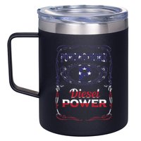 Powerstroke Diesel Power 12oz Stainless Steel Coffee Mug