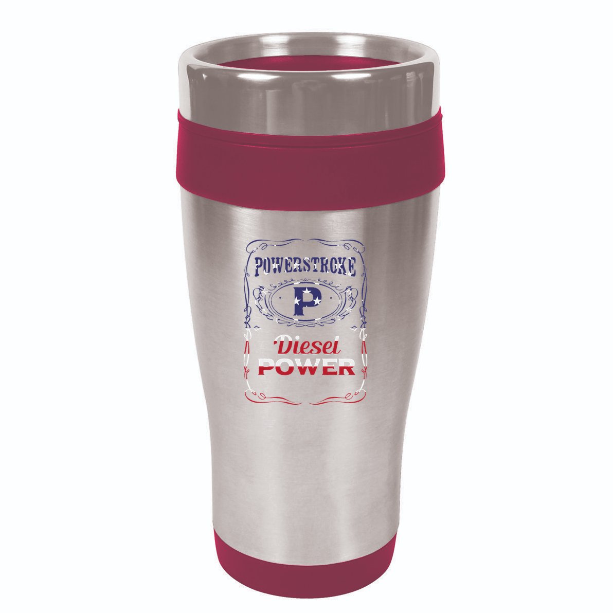 Powerstroke Diesel Power 16oz Travel Tumbler