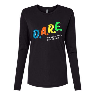 Program DAREs Womens Cotton Relaxed Long Sleeve T-Shirt