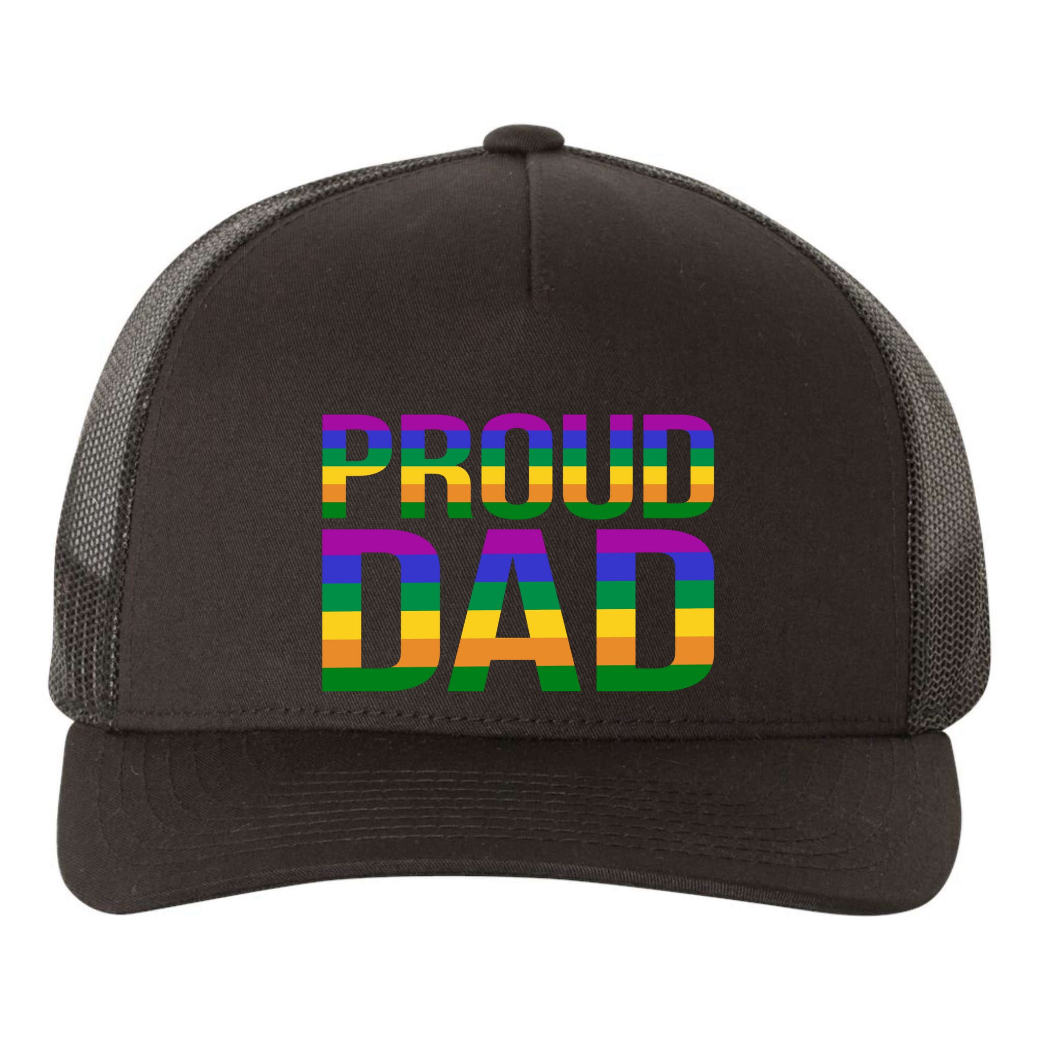 Proud Dad Yupoong Adult 5-Panel Trucker Hat