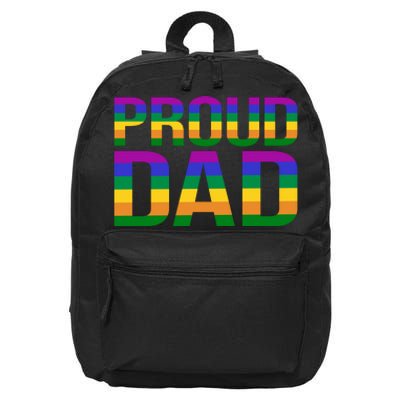 Proud Dad 16 in Basic Backpack