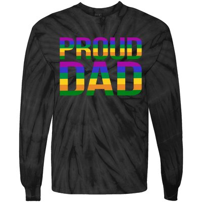 Proud Dad Tie-Dye Long Sleeve Shirt