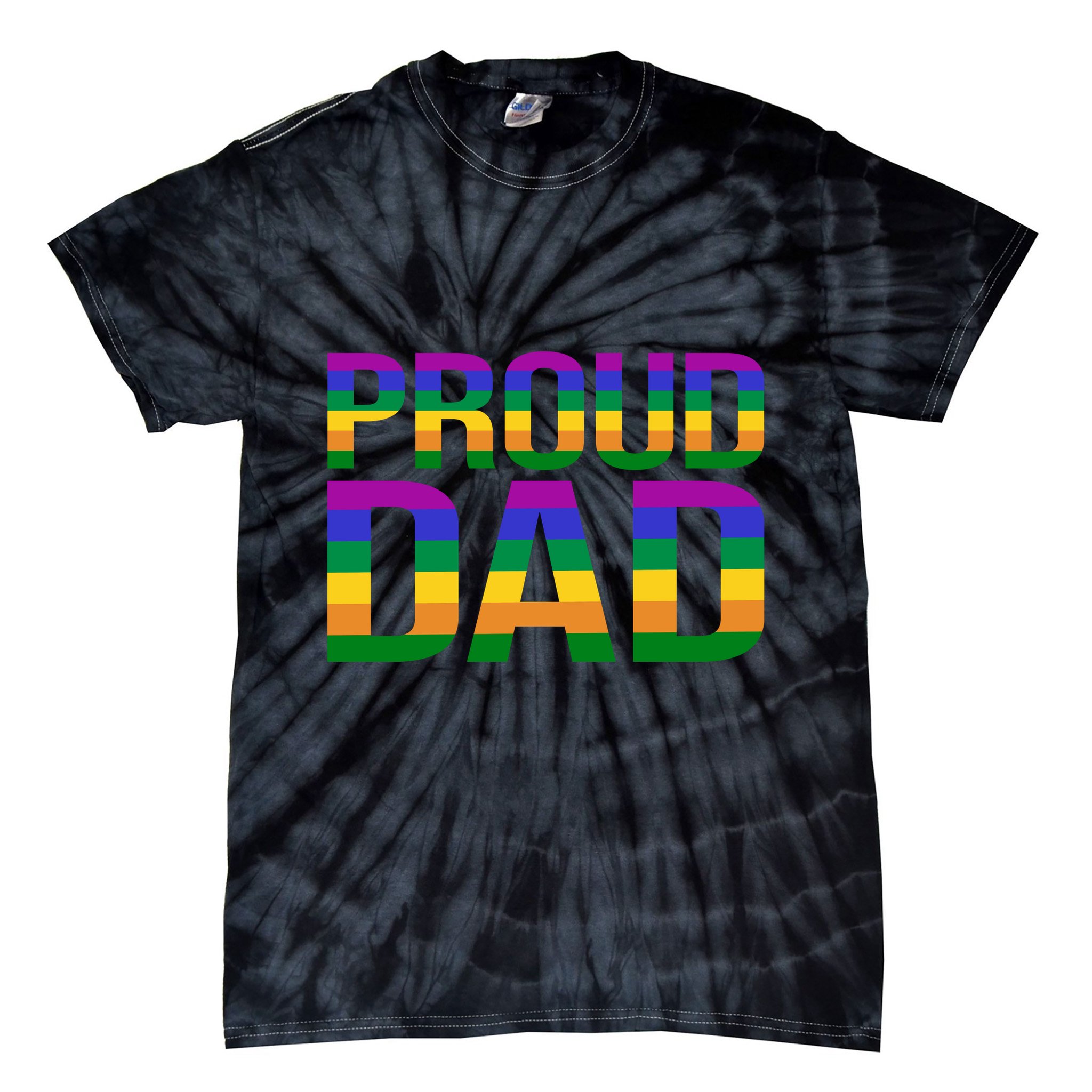 Proud Dad Tie-Dye T-Shirt