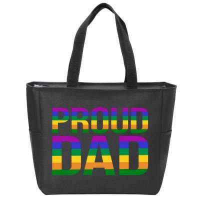 Proud Dad Zip Tote Bag