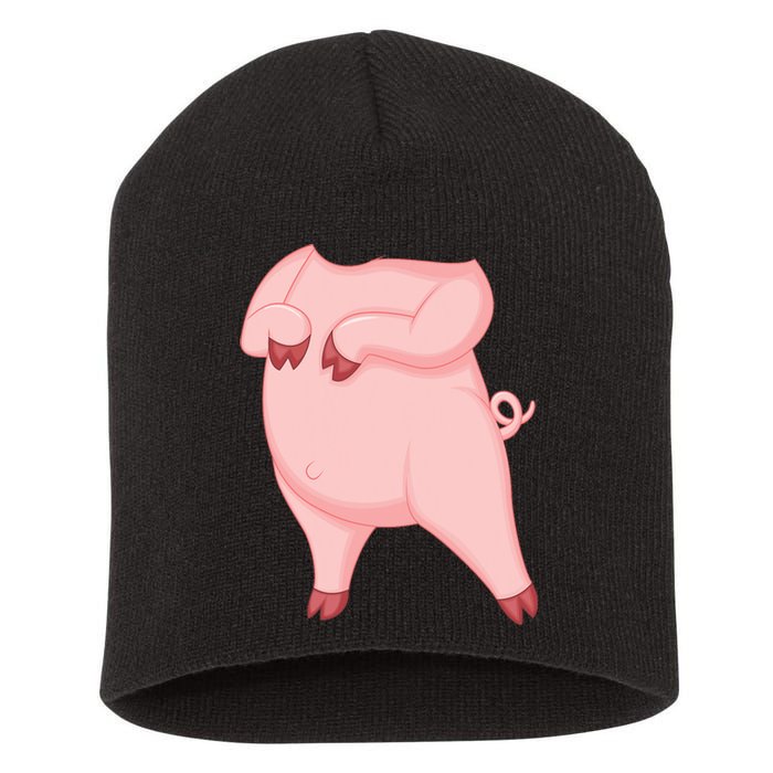 Pig Design Pig Costume Short Acrylic Beanie