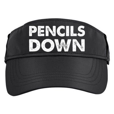 Pencils down Adult Drive Performance Visor