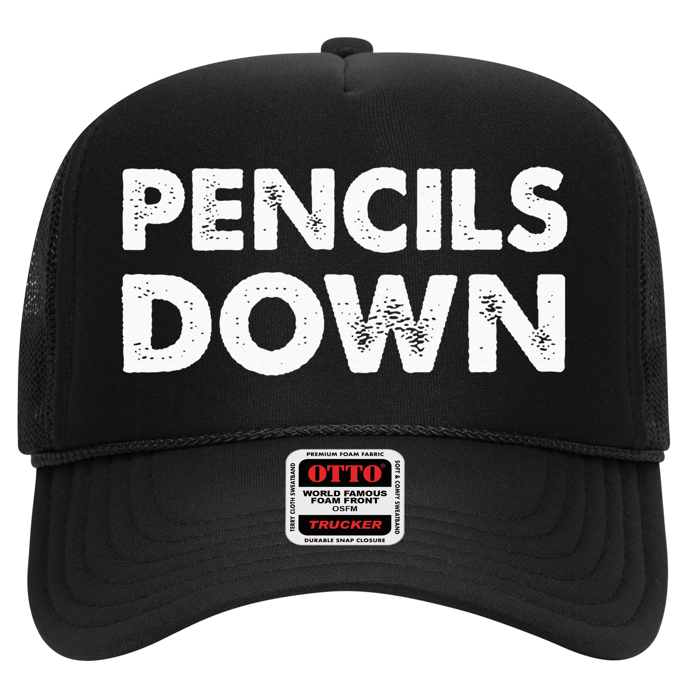 Pencils down Hat