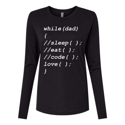 Programer Dad Womens Cotton Relaxed Long Sleeve T-Shirt