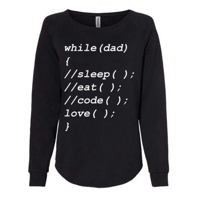 Programer Dad Womens California Wash Sweatshirt