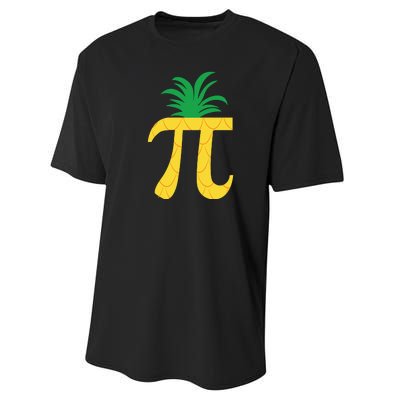 Pi Day Pineapple Performance Sprint T-Shirt