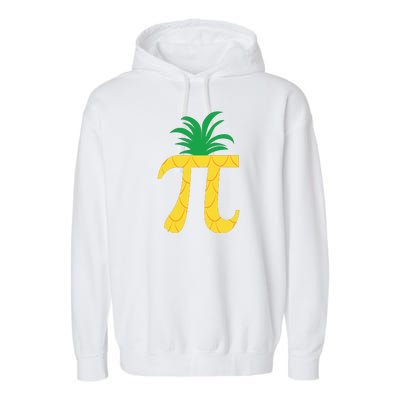 Pi Day Pineapple Garment-Dyed Fleece Hoodie