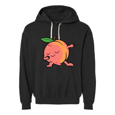 Peach Dabbing Peach Fruit Love Peaches Garment-Dyed Fleece Hoodie