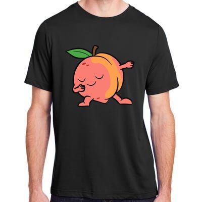 Peach Dabbing Peach Fruit Love Peaches Adult ChromaSoft Performance T-Shirt