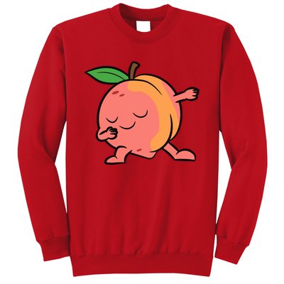 Peach Dabbing Peach Fruit Love Peaches Sweatshirt