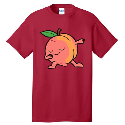 Peach Dabbing Peach Fruit Love Peaches Tall T-Shirt