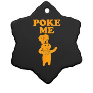 Pillsbury Doughboy Poke Me Costume Ceramic Star Ornament