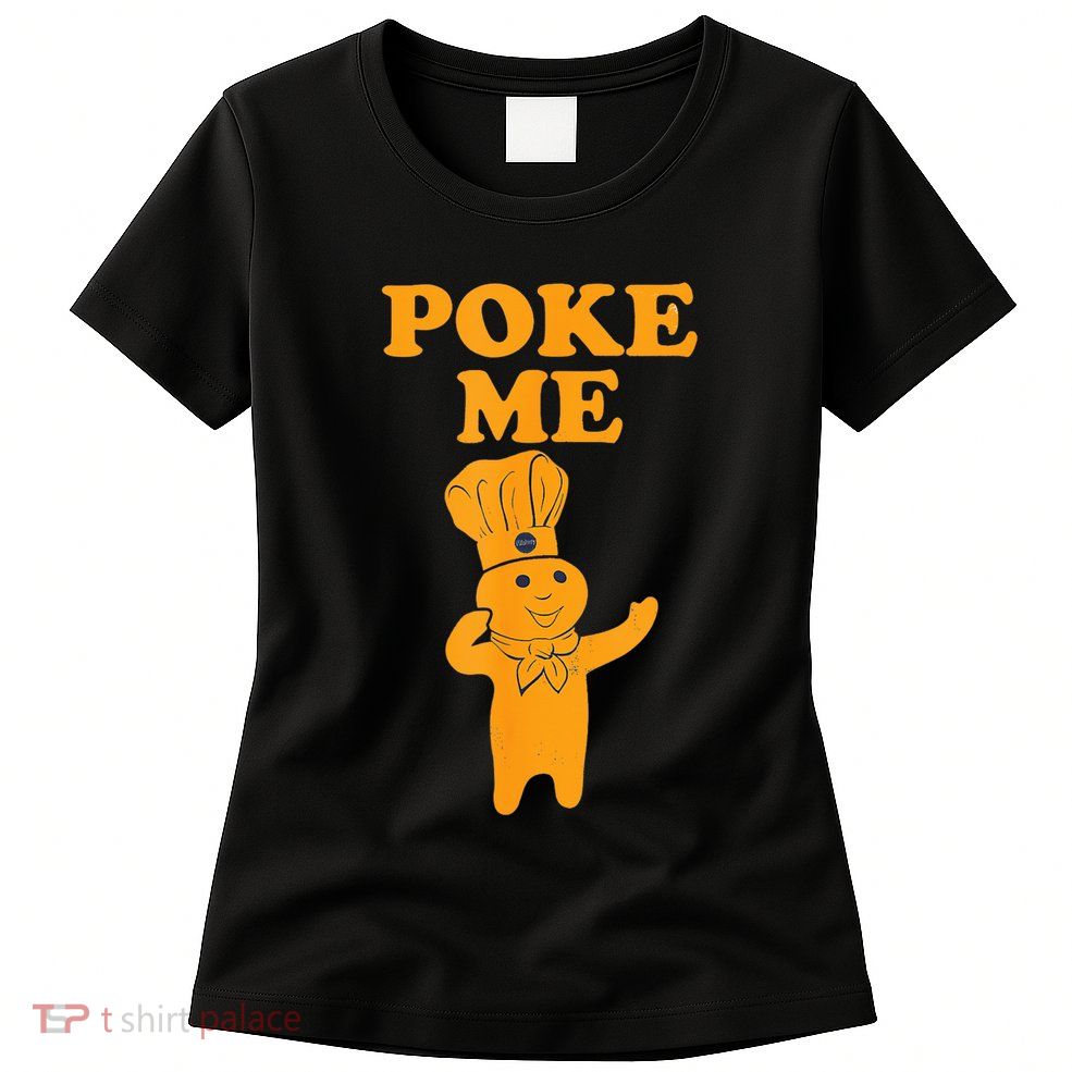 Pillsbury Doughboy Poke Me Costume Womens T-Shirt