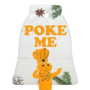 Pillsbury Doughboy Poke Me Costume Ceramic Bell Ornament