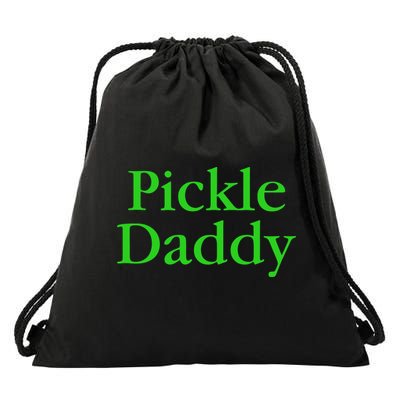 Pickle Daddy Drawstring Bag