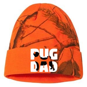 Pug Dad Pug Gift Father Dog Dad Tee Kati Licensed 12" Camo Beanie