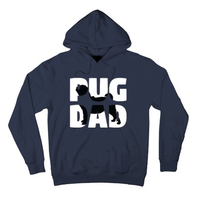 Pug Dad Pug Gift Father Dog Dad Tee Hoodie