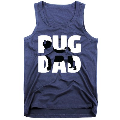 Pug Dad Pug Gift Father Dog Dad Tee Tank Top