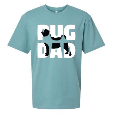 Pug Dad Pug Gift Father Dog Dad Tee Sueded Cloud Jersey T-Shirt