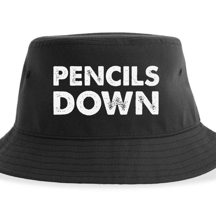 Pencils down Sustainable Bucket Hat