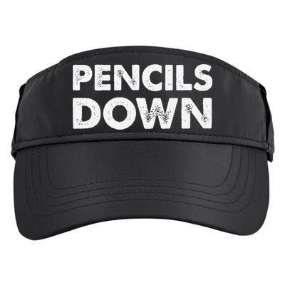 Pencils down Adult Drive Performance Visor