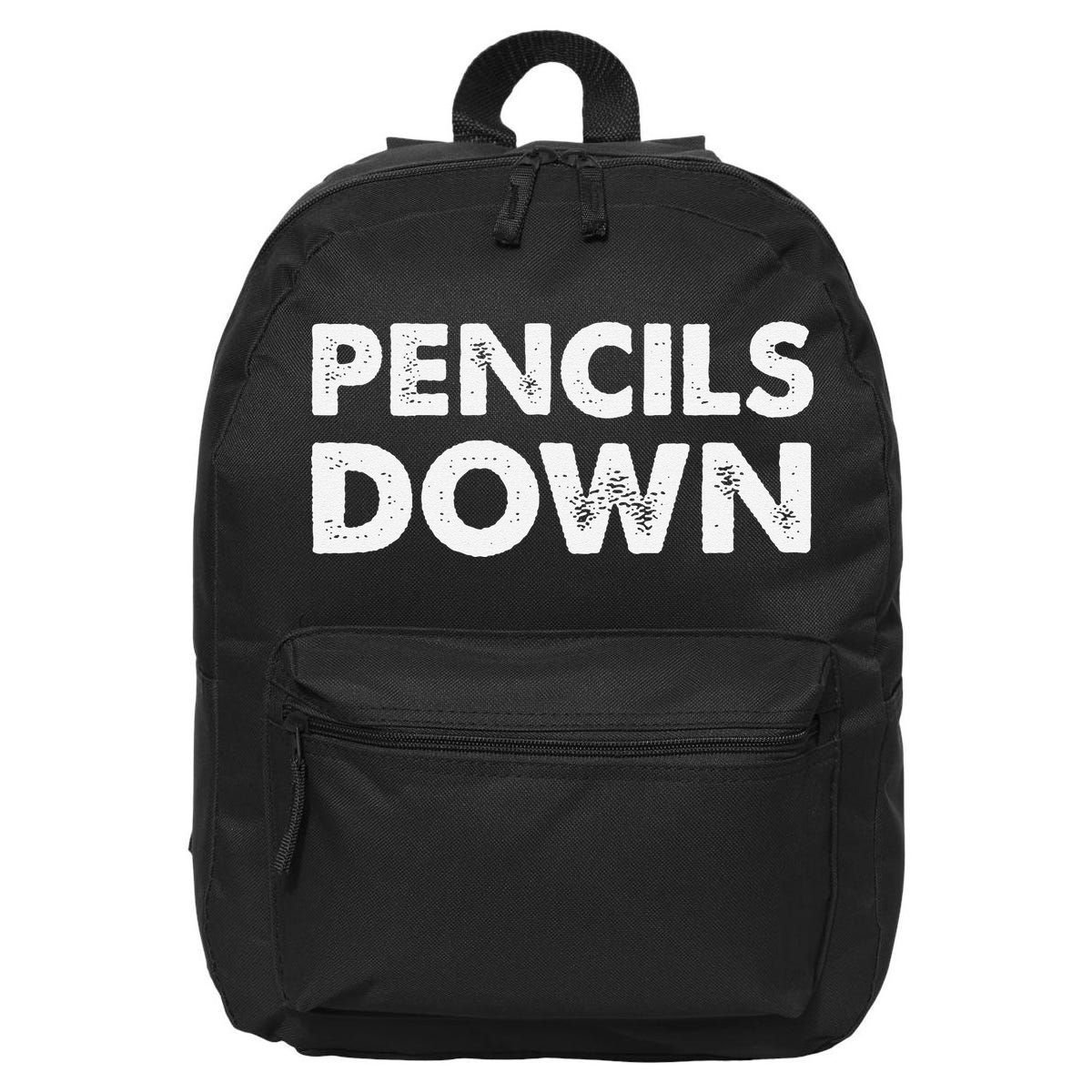 Pencils down 16 in Basic Backpack