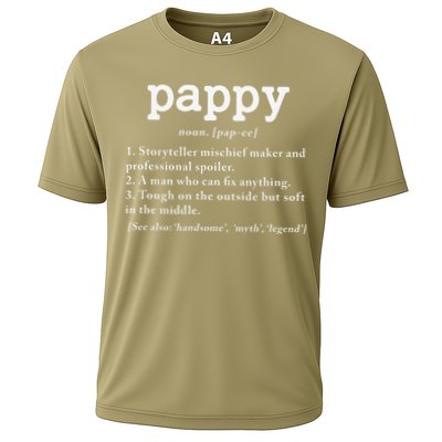 Pappy Definition Papa Grandpa Fathers Day Present Performance Shirt