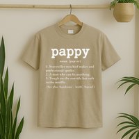 Pappy Definition Papa Grandpa Fathers Day Present T-Shirt