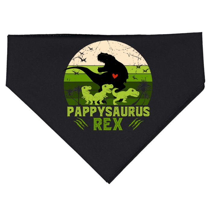 Pappy Dinosaur Pappysaurus 3 Three Xmas Christmas USA-Made Doggie Bandana