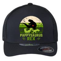 Pappy Dinosaur Pappysaurus 3 Three Xmas Christmas Flexfit Unipanel Trucker Cap