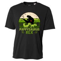 Pappy Dinosaur Pappysaurus 3 Three Xmas Christmas Cooling Performance Crew T-Shirt