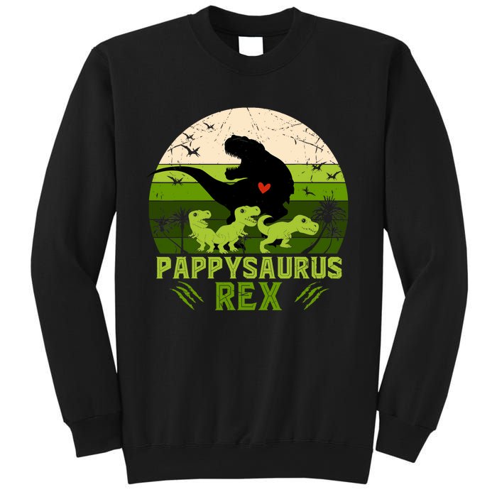 Pappy Dinosaur Pappysaurus 3 Three Xmas Christmas Sweatshirt