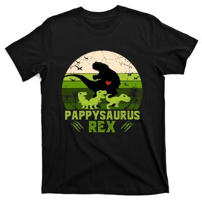 Pappy Dinosaur Pappysaurus 3 Three Xmas Christmas T-Shirt