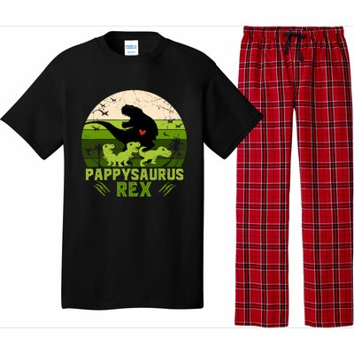 Pappy Dinosaur Pappysaurus 3 Three Xmas Christmas Pajama Set