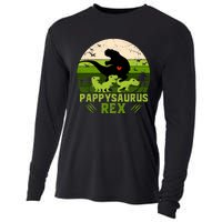 Pappy Dinosaur Pappysaurus 3 Three Xmas Christmas Cooling Performance Long Sleeve Crew