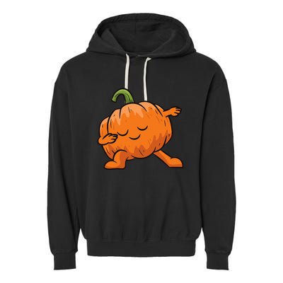 Pumpkin Dabbing Pumpkin Vegetable Pumpkins Garment-Dyed Fleece Hoodie