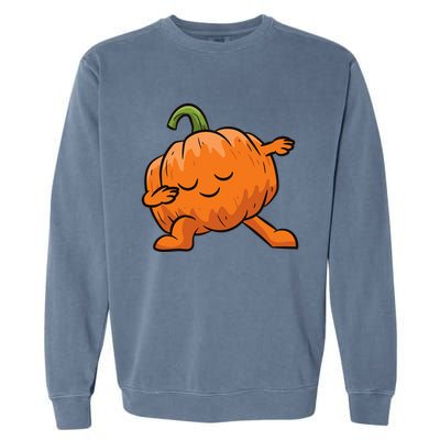 Pumpkin Dabbing Pumpkin Vegetable Pumpkins Garment-Dyed Sweatshirt