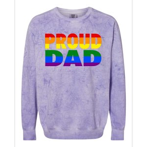 PROUD DAD Colorblast Crewneck Sweatshirt