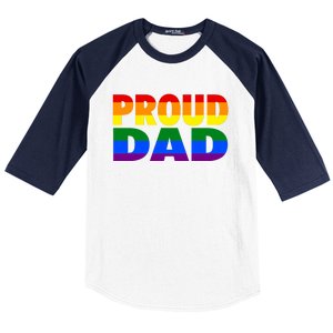 PROUD DAD Baseball Sleeve Shirt