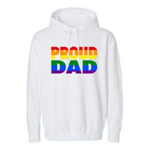 PROUD DAD Garment-Dyed Fleece Hoodie