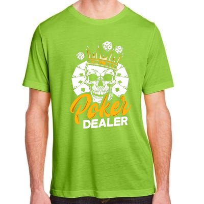 Poker Dealer Poker Player Funny Poker Premium Adult ChromaSoft Performance T-Shirt